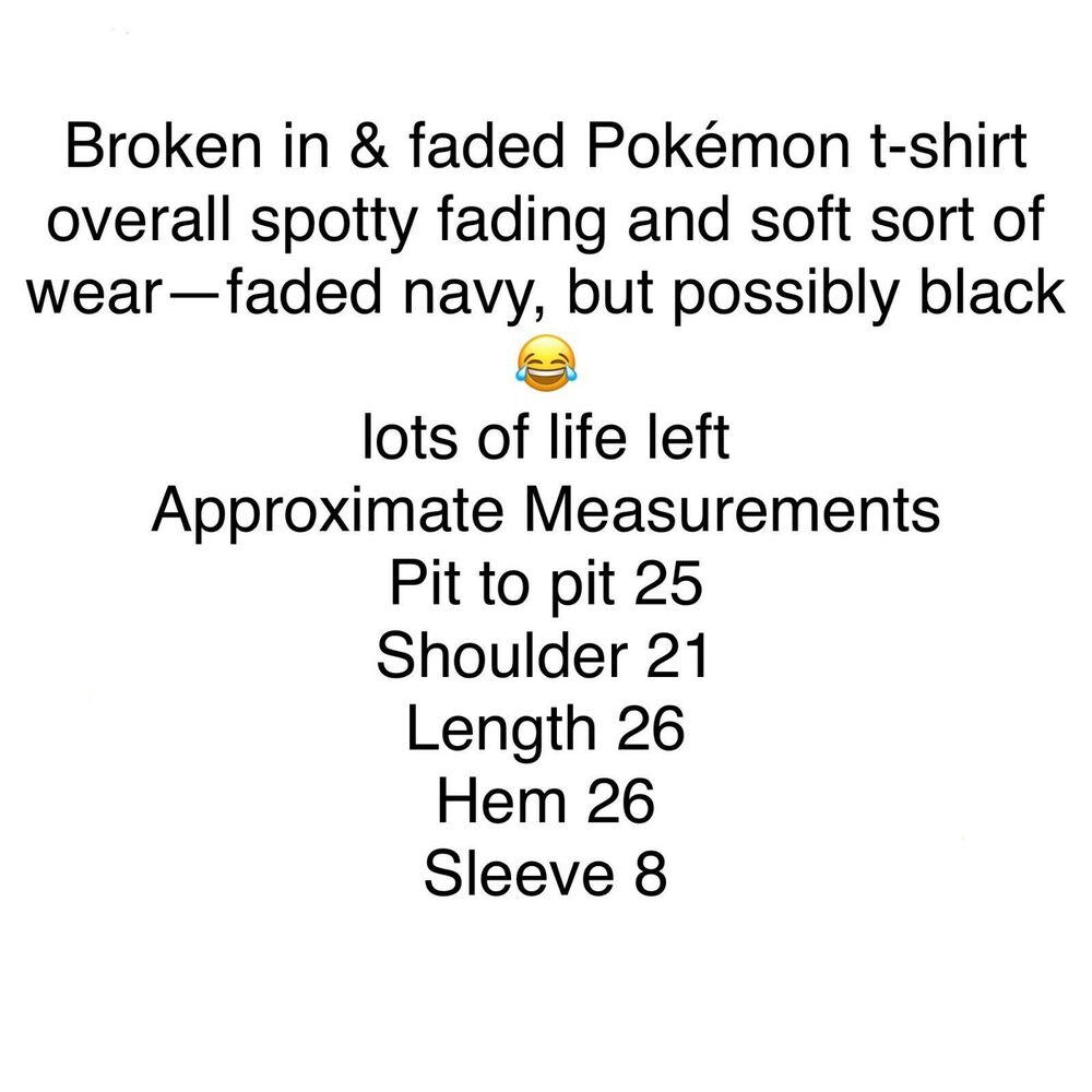 Pokemon T Shirt Men's Size XL Black Cotton Short Sleeve Crew Neck Graphic Retro - Picture 5 of 11